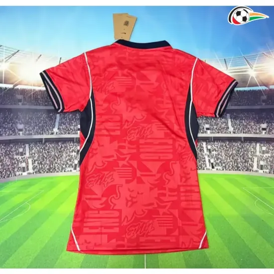 Camisa Reserva Versão Feminina Inglaterra Copa do Mundo 2026 Vermelho