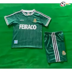Camisa Retrô Reserva Infantil Deportivo de La Coruña 1999/2000 Verde