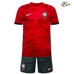 Camisa Titular Infantil Corea del Sur Copa do Mundo 2026 Vermelho