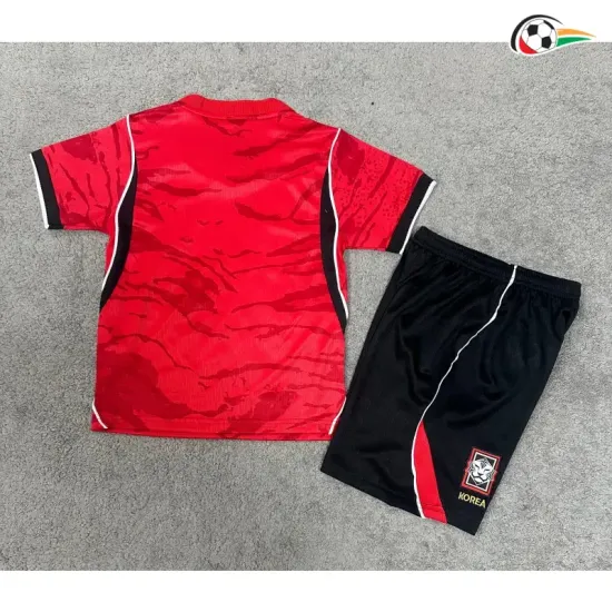 Camisa Titular Infantil Corea del Sur Copa do Mundo 2026 Vermelho