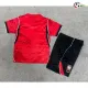 Camisa Titular Infantil Corea del Sur Copa do Mundo 2026 Vermelho