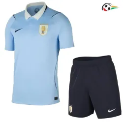Camisa Titular Infantil Uruguay Copa do Mundo 2026 Azul Claro