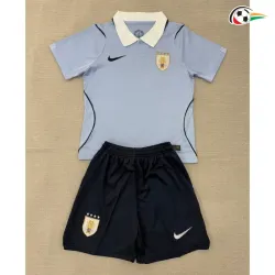 Camisa Titular Infantil Uruguay Copa do Mundo 2026 Azul Claro