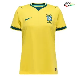 Camisa Titular Versão Feminina Brasil Copa do Mundo 2026 Amarelo