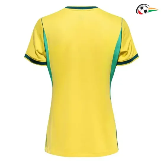Camisa Titular Versão Feminina Brasil Copa do Mundo 2026 Amarelo
