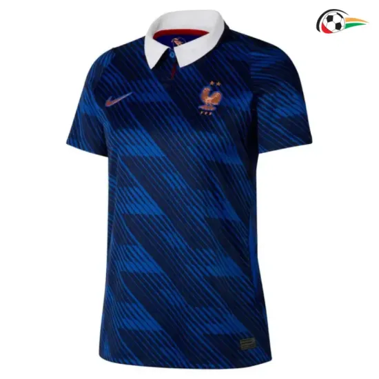 Camisa Titular Versão Feminina Francia Copa do Mundo 2026 Azul