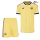 Camisa Reserva Infantil Curacao Copa do Mundo 2026 Amarelo Claro