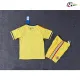 Camisa Reserva Infantil Curacao Copa do Mundo 2026 Amarelo Claro
