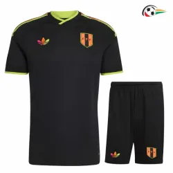 Camisa Reserva Infantil Perú Copa do Mundo 2026 Preto
