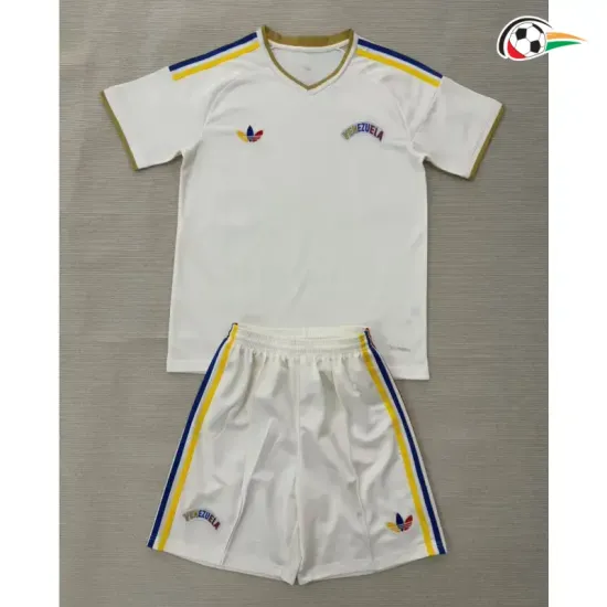 Camisa Reserva Infantil Venezuela Copa do Mundo 2026 Branco