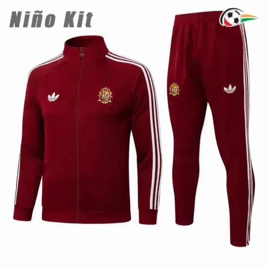 Conjunto esportivo do Infantil España 2026 Vermelho