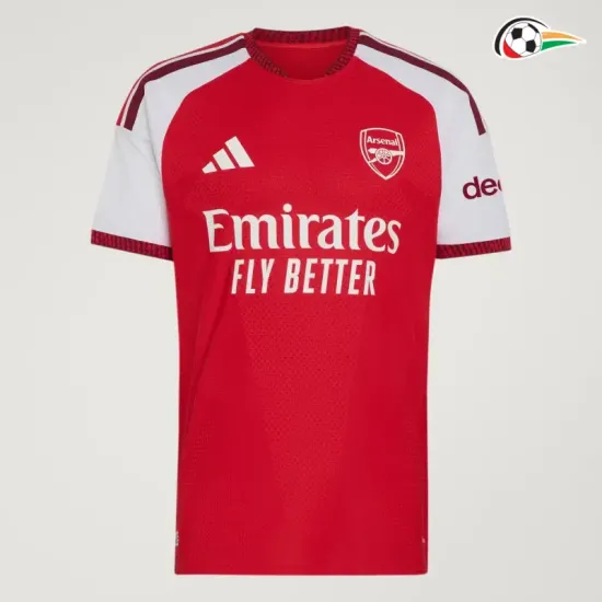 Camisa Titular Arsenal 2026/2027 Vermelho/Branco