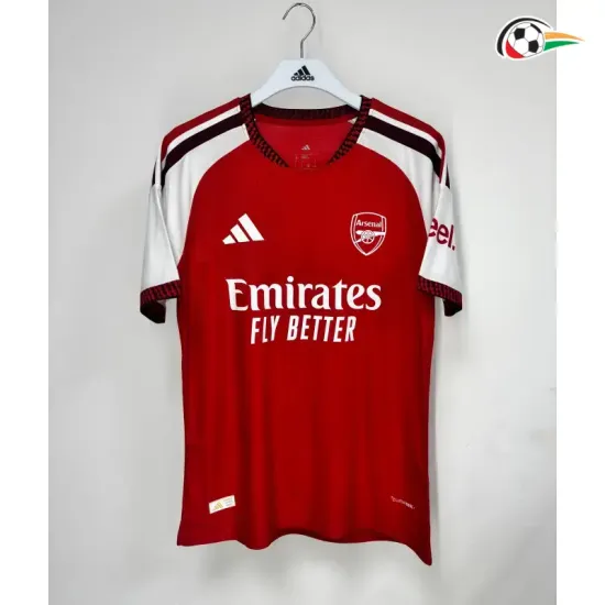 Camisa Titular Arsenal 2026/2027 Vermelho/Branco