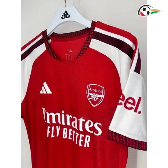 Camisa Titular Arsenal 2026/2027 Vermelho/Branco