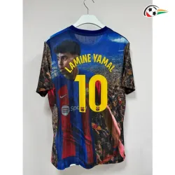 Camisa Versão Jogador Lamine Yamal Barcelona 2026/2027 Edição Especial Multicolor