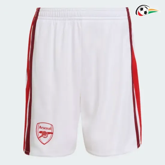 Shorts de Futebol Titular Arsenal 2026/2027 Branco