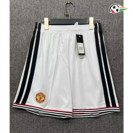 Shorts de Futebol Titular Manchester United 2026/2027 Branco