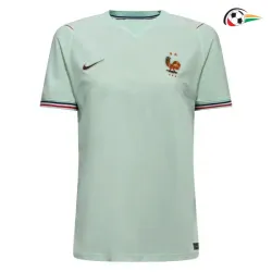 Camisa Reserva Versão Feminina Francia Copa do Mundo 2026 Verde Menta