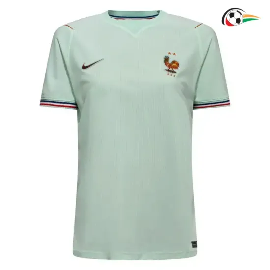 Camisa Reserva Versão Feminina Francia Copa do Mundo 2026 Verde Menta