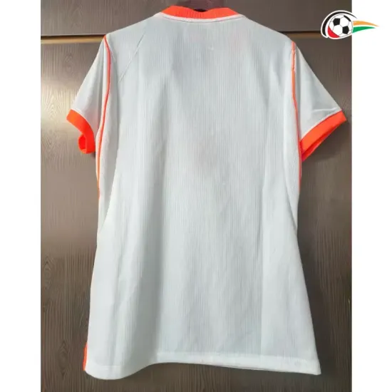Camisa Reserva Versão Feminina Holanda Copa do Mundo 2026 Branco