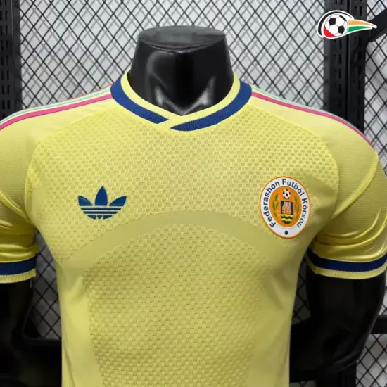 Camisa Reserva Versão Jogador Curacao Copa do Mundo 2026 Amarelo Claro