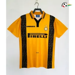 Camisa Retrô Alternativa Inter de Milan 1996/1997 Amarelo