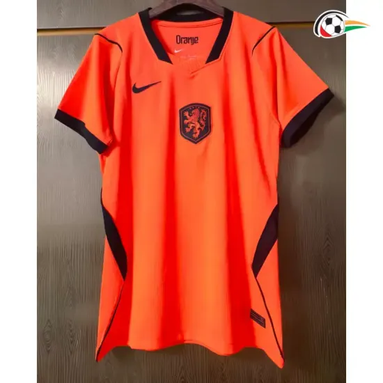 Camisa Titular Versão Feminina Holanda Copa do Mundo 2026 Laranja