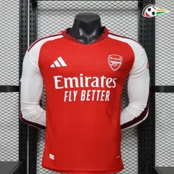 Camisa Titular Versão Jogador Arsenal 2026/2027 Vermelho Manga Longa