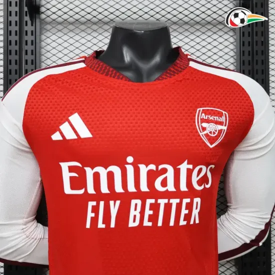 Camisa Titular Versão Jogador Arsenal 2026/2027 Vermelho Manga Longa