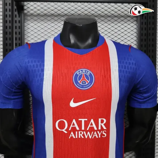 Camisa Titular Versão Jogador PSG 2026/2027 Azul/Vermelho