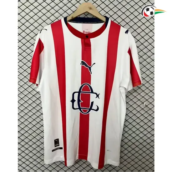 Camisa Chivas 120 Edição De Aniversário 2026/2027 Vermelho/Branco