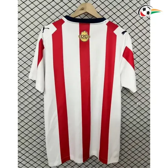 Camisa Chivas 120 Edição De Aniversário 2026/2027 Vermelho/Branco