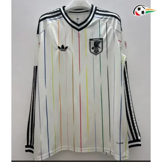 Camisa Reserva Japón Copa do Mundo 2026 Branco Manga Longa