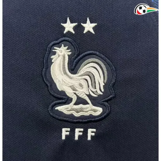 Camisa Retrô Titular Francia 2018 Azul Copa do Mundo