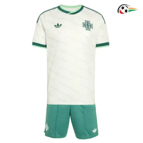 Camisa Titular Infantil Irlanda del Norte Copa do Mundo 2026 Verde