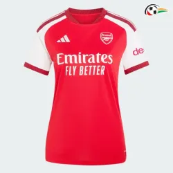 Camisa Titular Versão Feminina Arsenal 2026/2027 Vermelho/Branco
