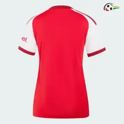 Camisa Titular Versão Feminina Arsenal 2026/2027 Vermelho/Branco