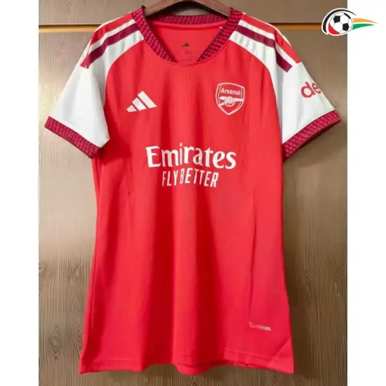 Camisa Titular Versão Feminina Arsenal 2026/2027 Vermelho/Branco