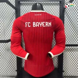 Camisa Titular Versão Jogador Bayern Múnich 2026/2027 Vermelho Manga Longa
