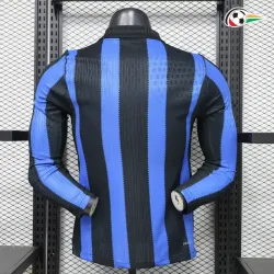 Camisa Titular Versão Jogador Inter de Milan 2026/2027 Azul/Preto Manga Longa