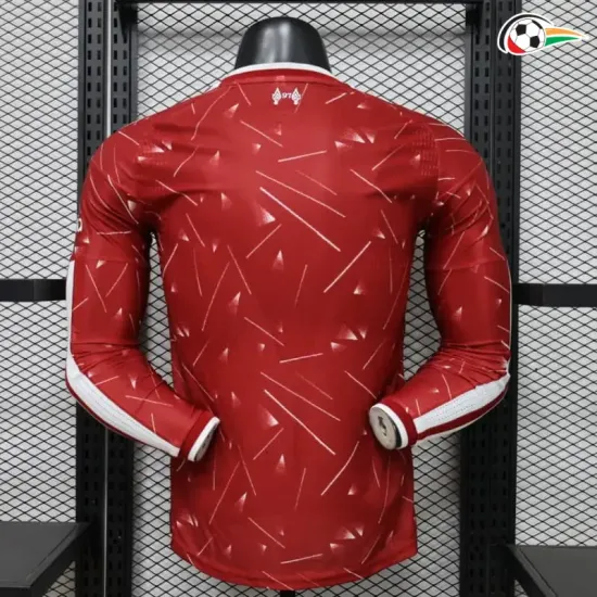 Camisa Titular Versão Jogador Liverpool 2026/2027 Vermelho Manga Longa