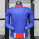 Camisa Titular Versão Jogador PSG 2026/2027 Azul/Vermelho Manga Longa
