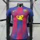 Camisa Versão Jogador Barcelona x Olivia Rodrigo 2025/2026 Azul/Vermelho
