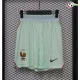 Shorts de Futebol Reserva Versão Jogador Francia Copa do Mundo 2026 Verde Menta