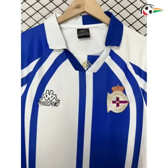 Camisa Retrô Deportivo de La Coruña 2026/2027 Branco/Azul