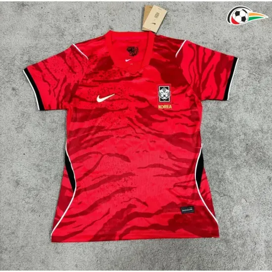 Camisa Titular Versão Feminina Corea del Sur Copa do Mundo 2026 Vermelho