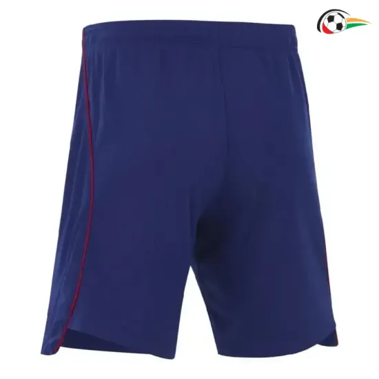 Shorts de Futebol Reserva Croacia Copa do Mundo 2026 Azul
