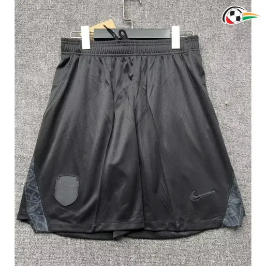 Shorts de Futebol Reserva Noruega Copa do Mundo 2026 Preto