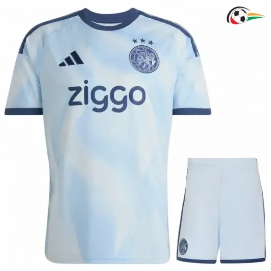 Camisa Alternativa Infantil Ajax 2026/2027 Azul Claro