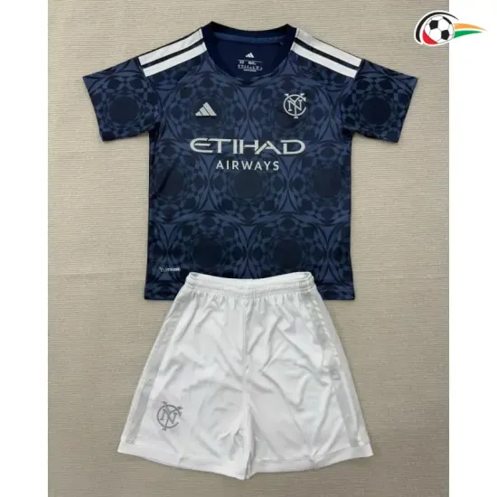 Camisa Reserva Infantil New York City 2026/2027 Azul Escuro
